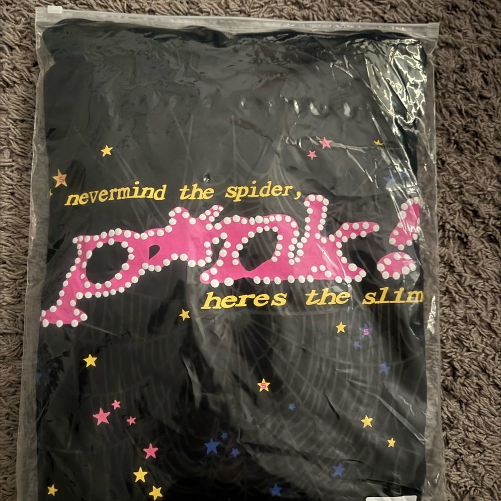 p*nk spider hoodie